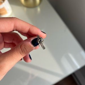 Pandora Shimmering Knot Ring